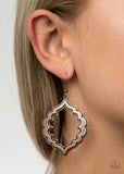 Taj Mahal Majesty - Copper Earrings