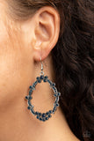 Sparkly Status - Blue Earrings