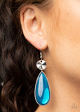 Jaw-Dropping Drama - Blue Earrings