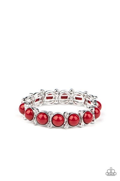 Flamboyantly Fruity - Red Bracelet