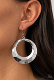 Fiercely Faceted - Silver Earrings