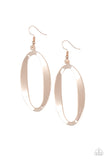 OVAL My Head - Rose Gold Earrings