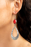 Badlands Baby - Red Earrings