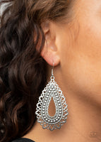 Texture Garden - Silver Earrings
