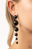 Living a WEALTHY Lifestyle - Black Earrings