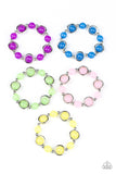 Starlet Shimmer Bracelet - Colors & Silver Rings