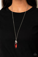 Spontaneous Sparkle - Red Necklace