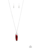 Spontaneous Sparkle - Red Necklace