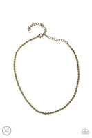 When in CHROME - Brass Choker Necklace