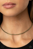 When in CHROME - Brass Choker Necklace