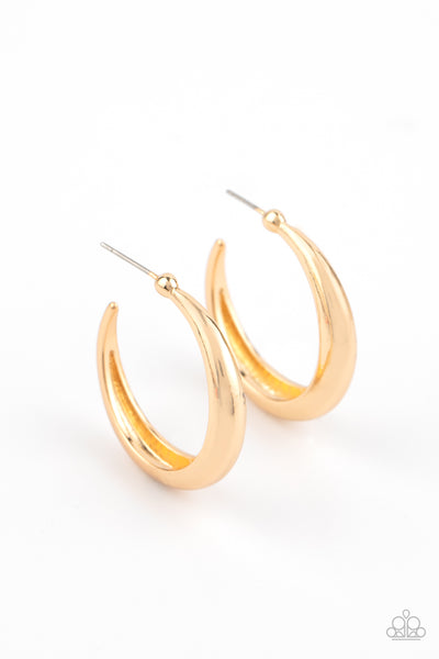 Lay It On Thick - Gold Hoop Earrings