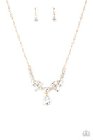 Unrivaled Sparkle - Gold Necklace
