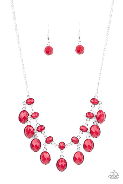 Lady of the POWERHOUSE - Red Necklace