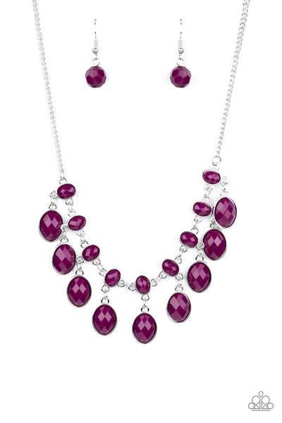Lady of the POWERHOUSE - Purple Necklace