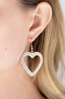 GLISTEN To Your Heart - Gold Earrings
