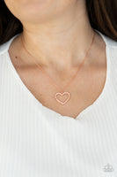 GLOW by Heart - Copper Necklace