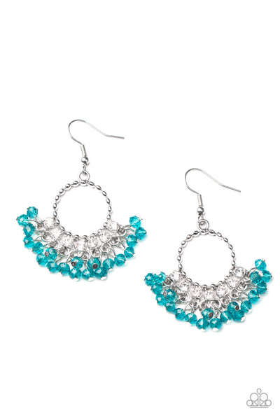 Charmingly Cabaret - Blue Earrings