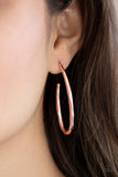 Totally Hooked - Rose Gold Hoop Earrings