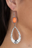 Badlands Baby - Orange Earrings