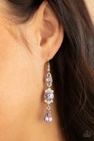 Outstanding Opulence - Purple Earrings