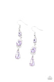 Outstanding Opulence - Purple Earrings