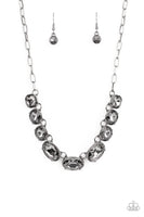 Gorgeously Glacial - Black Necklace