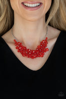 Let The Festivities Begin - Red Necklace