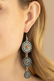 Festively Floral - Orange Earrings