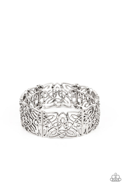 Namaste Gardens - Silver Bracelet