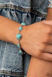 Eco-Friendly Fashionista - Blue Bracelet