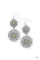 Mandala Mecca - Yellow Earrings