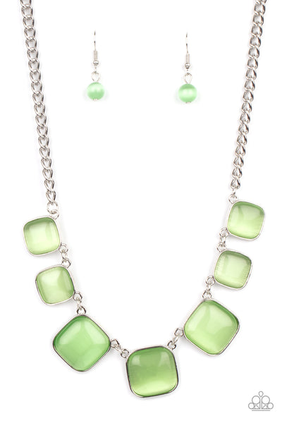 Aura Allure - Green Necklace