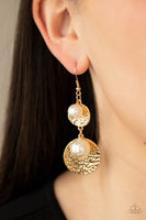 Pearl Dive - Gold Earrings