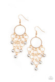 When Life Gives You Pearls - Gold Earrings