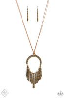 You Wouldnt FLARE! Brass Necklace