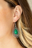 Dream STAYCATION - Green Earrings