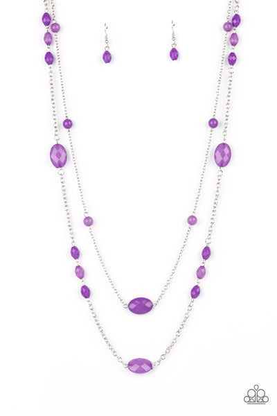 Day Trip Delights - Purple Necklace