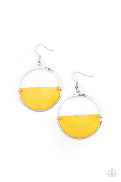 Seashore Vibes - Yellow Earrings