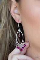 Glassy Grotto - Purple Earrings