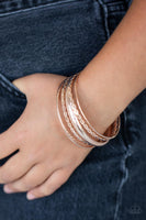 Trophy Texture - Rose Gold Bracelet