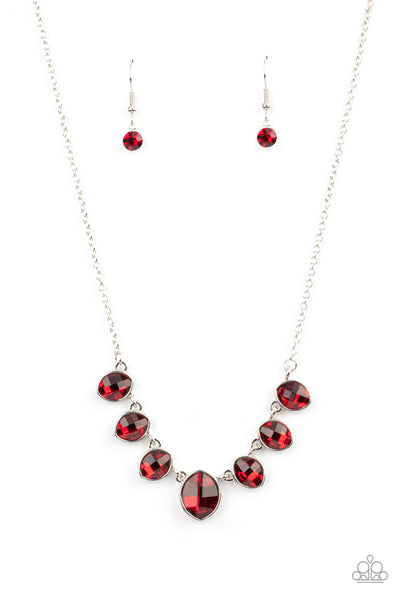 Material Girl Glamour - Red Necklace