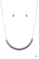 Throwing SHADES - Pink Necklace