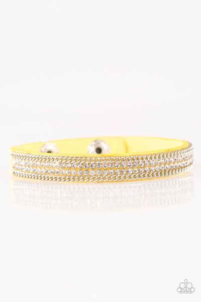 Babe Bling - Yellow Wrap Bracelet